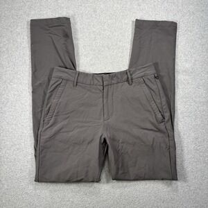 Rapha Loopback Trousers Pants Mens 30x32 Gray Relaxed Fit Nylon Urban Cycling